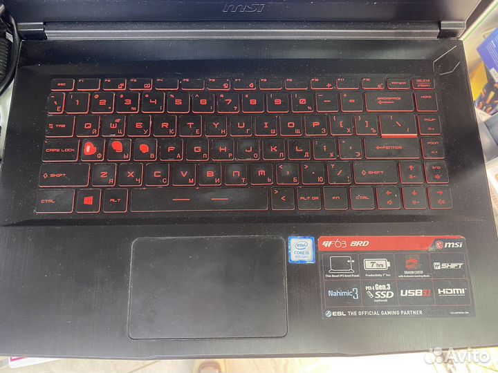 Игровой ноутбук msi