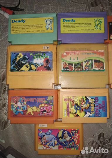 Игры (картриджи) Денди (Dendy)