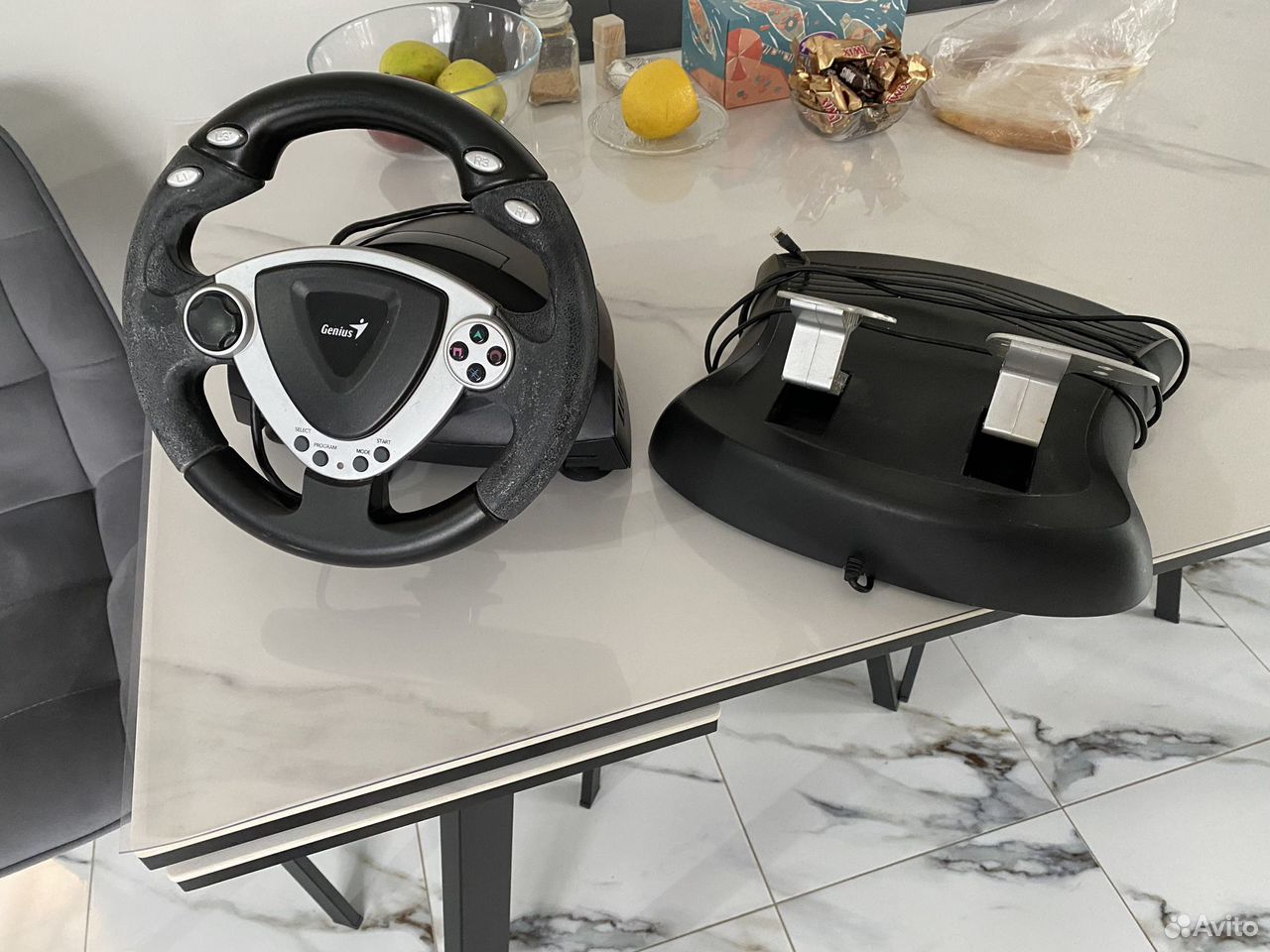 Игровой руль с педалями genius купить в Темрюке по низкой цене с ...