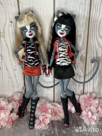 Куклы Монстер Хай Мяулодия и Пурсефона