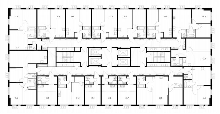 2-к. квартира, 36,1 м², 28/33 эт.