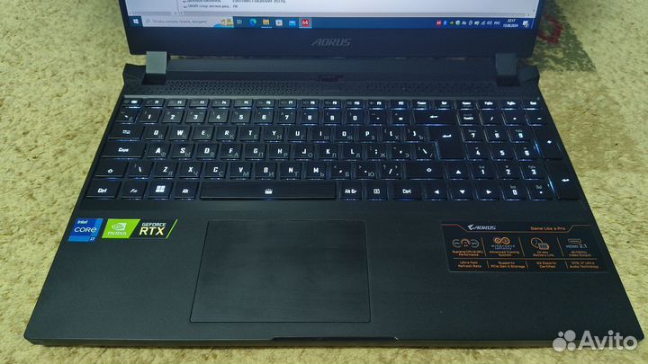 Ноутбук aorus 15P XD/i7-11800H/RTX 3070/16Gb/1Tb