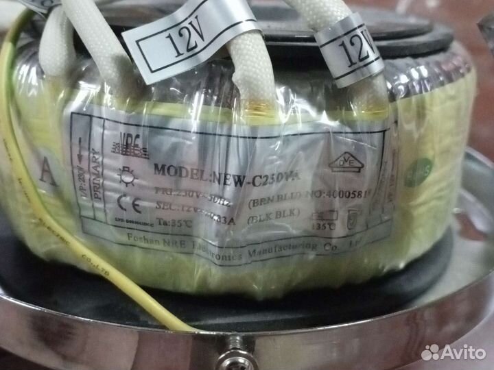 Тороидальный трансформатор new-250va