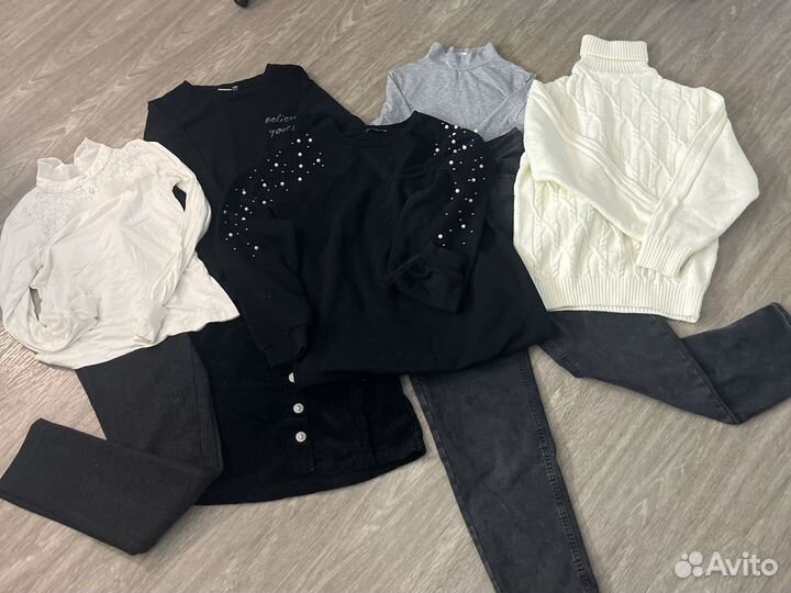 Вещи пакетом на девочку 158