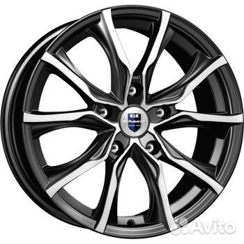 Диски K&K Твист 7.5x17 5*120 ET37 DIA72.6 Алмаз черный Литой