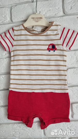 Боди, песочники, комбинезоны 3-6 мес