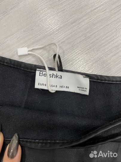 Кожаная юбка bershka