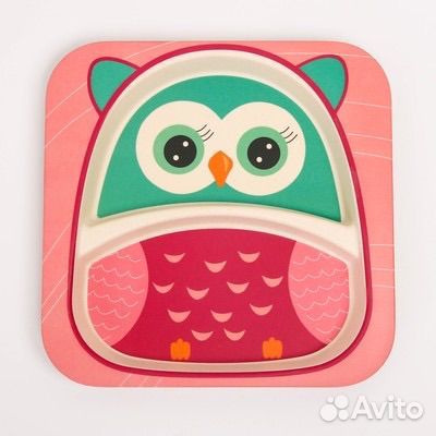 Детская бамбуковая посуда