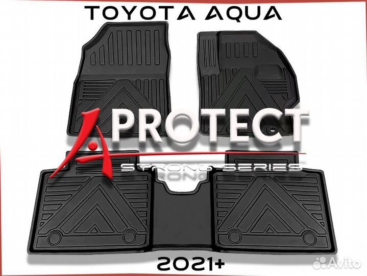 Модельные коврики Akuba для Toyota Aqua 2021+