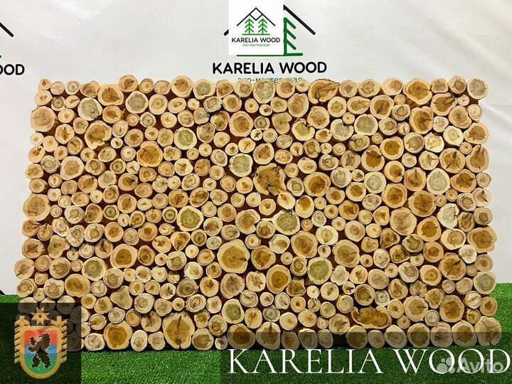 Можжевеловое панно из Карельского леса