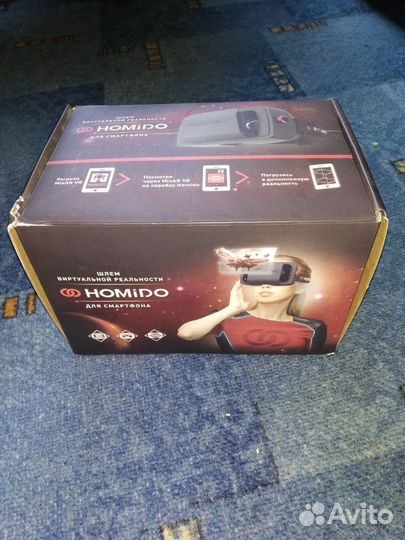 Шлем виртуальной реальности homido для смартфона