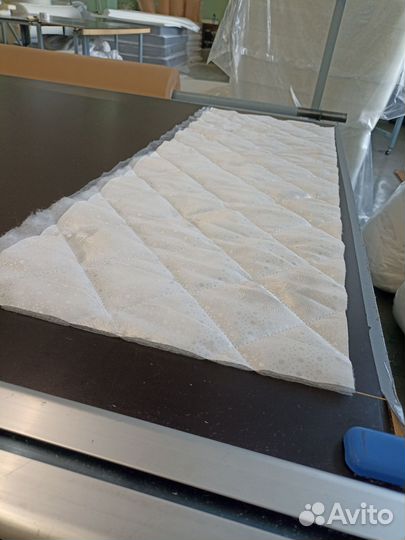 Стеганная ткань на синтепоне, обрезки