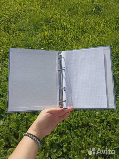 Обложка для сменного блока тетради с пружинами