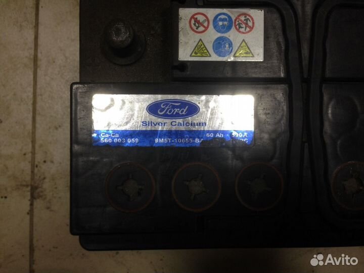 60Ач аккумулятор б/у Ford 560003059