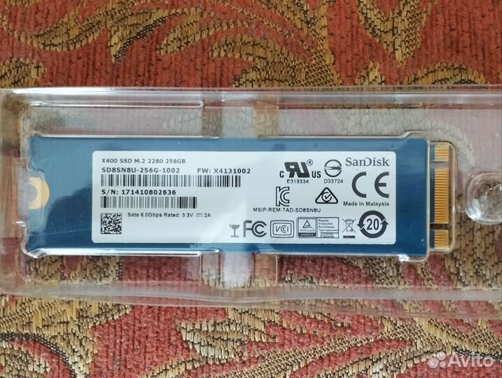 Твердотельный накопитель ssd Sandisk X 400 256Гб