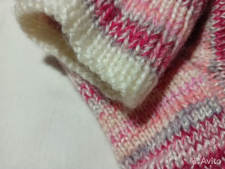 Носки шерстяные вязаные размер 36-38 ручной работы