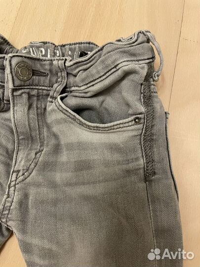 Джинсы серые, 104, 3-4 года