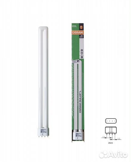 Osram Лампочка dulux L 36W/840 2G11