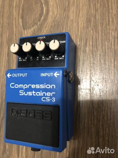 Гитарная педаль Boss compressor susteiner cs-3
