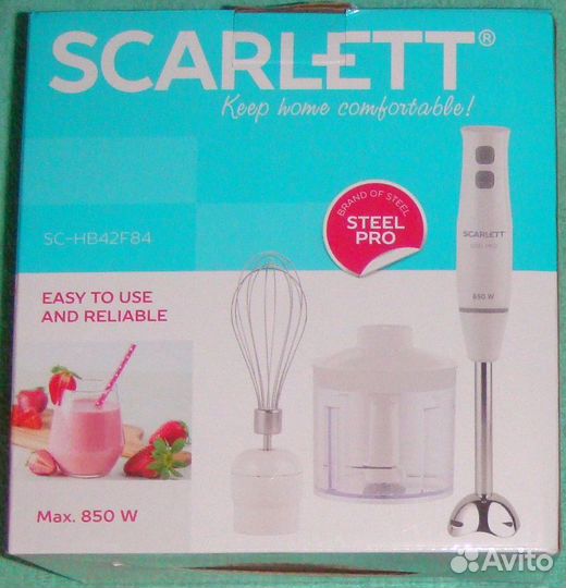 Новый блендер Scarlett (три в одном)