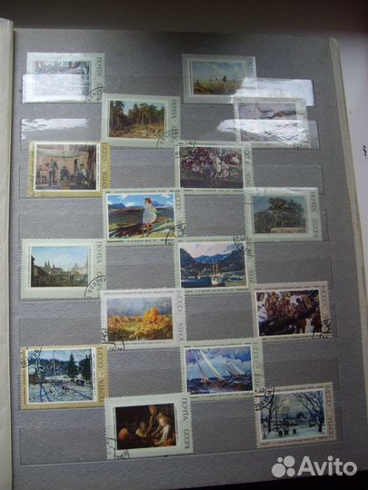 Коллекция марок Живопись 70-е годы