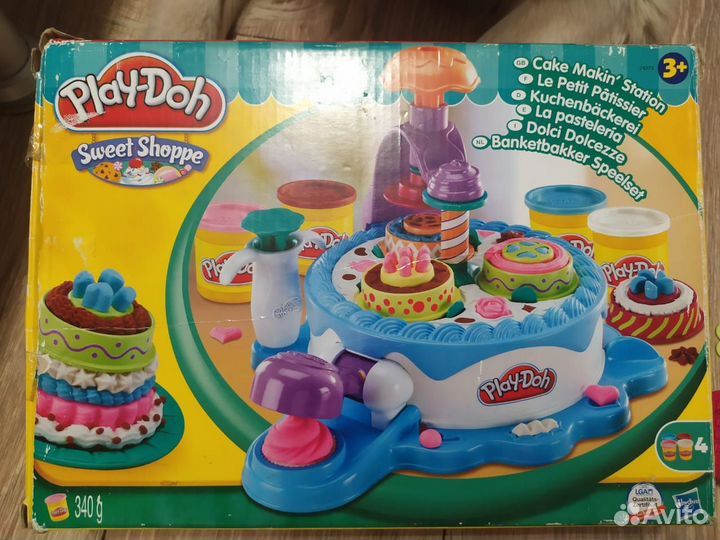 Наборы Play doh Зубастик и Фабрика пирожных