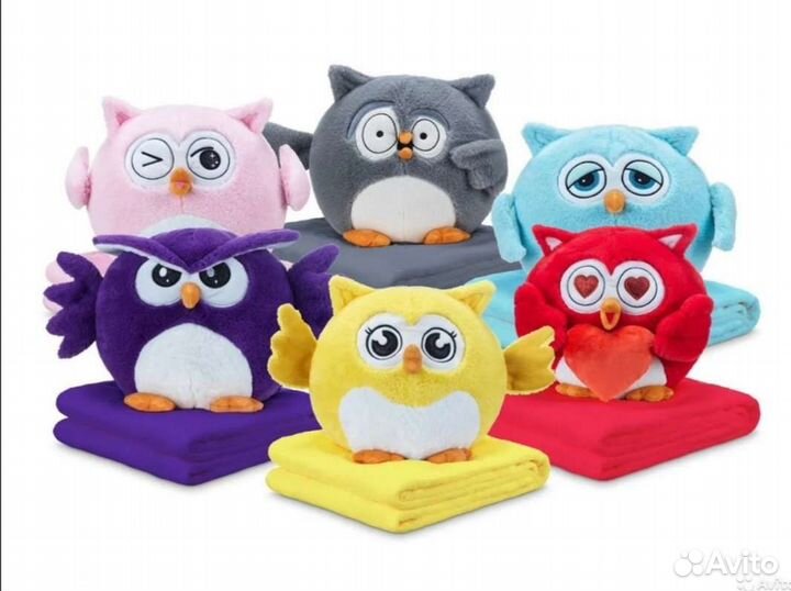 Сова с пледом 3 в 1