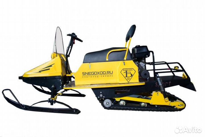 Снегоход Бурлак Егерь спорт мах плюс сани