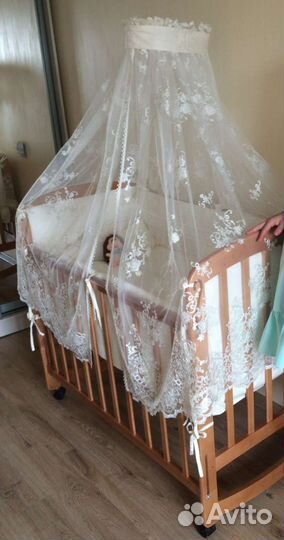 Детская кровать с матрасом