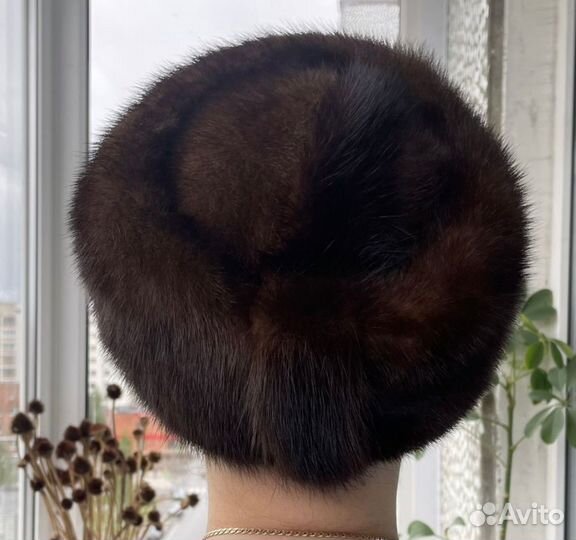 Шапка норковая женская