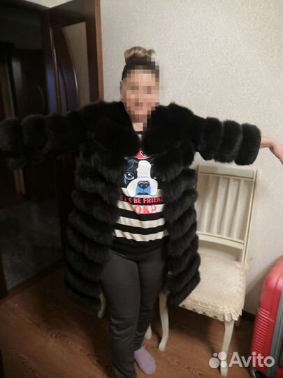 Шуба из песца