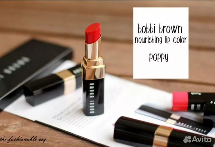 Bobbi brown помада poppy новая оригинал