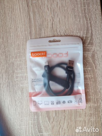 USB Type-C Кабель Toocki, 50 см, новый