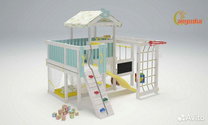 Спортивный комплекс Савушка Baby 8 голубой