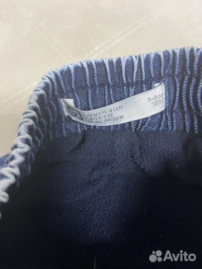 Джинсы утепленные для девочки 128 Gloria Jeans