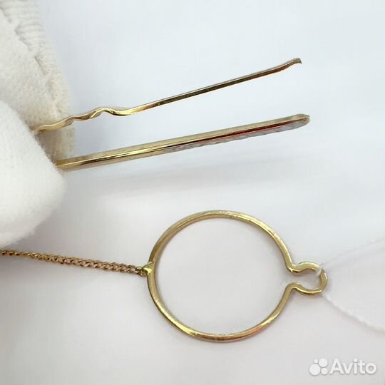 Золотой зажим для галстука