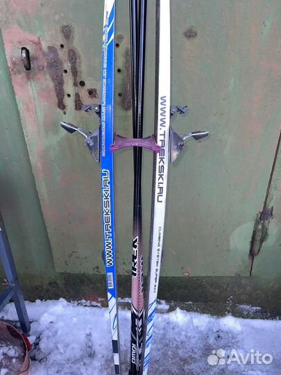 Лыжи беговые 195 см