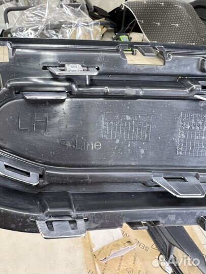 Спойлер заднего бампера audi a6 c8 S-line