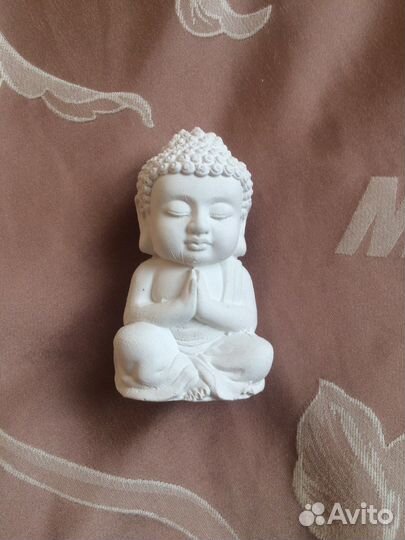 Будда 11 см гипс скульптурный экологичный
