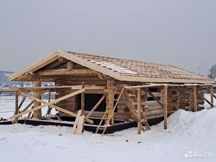 Сруб для дома и бани