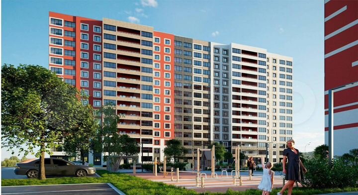 3-к. квартира, 71,6 м², 3/15 эт.