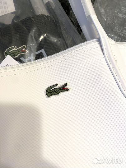 Сумка женская Lacoste белая