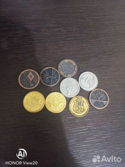 Монетки пятерочка пакет