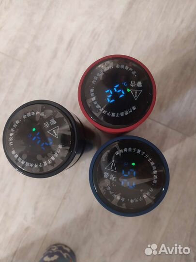 Термос с термодатчиком