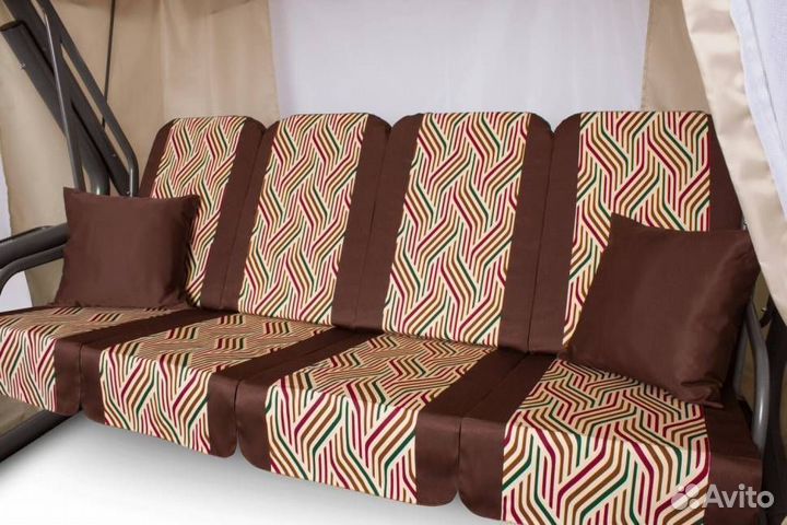 Садовые качели эдем премиум 76 Шоколадные