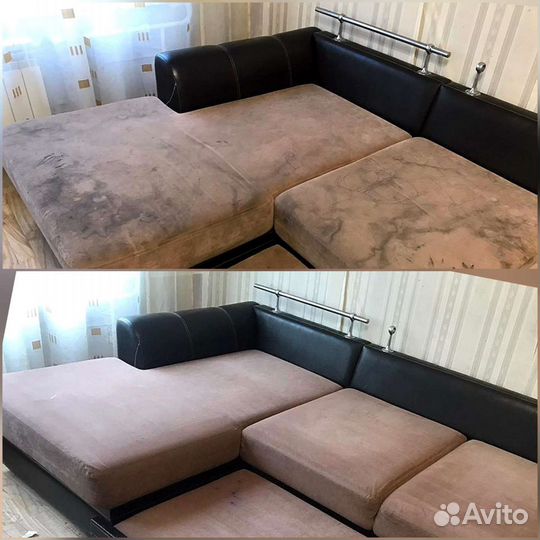 Химчистка мягкой мебели, покрытий на дому