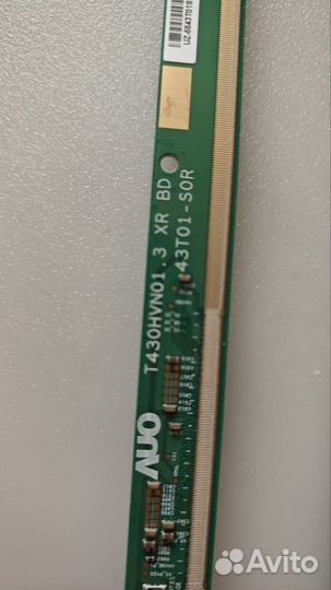 Планки матрицыдля Haier 43 SMART tv DX light