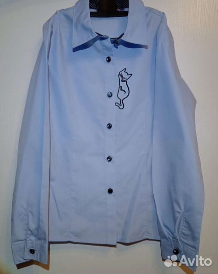 Школьная блузка 128