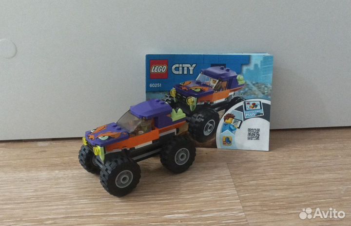 Lego city фургон монстр