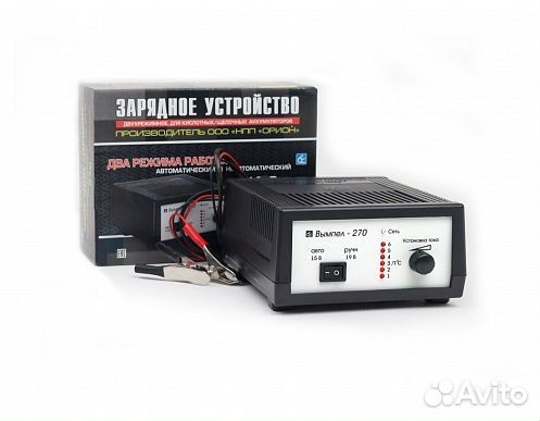 Зарядное устройство Вымпел PW-270,12V, 0-6А, г.Сан